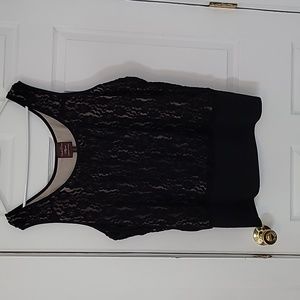 Lacey Black Tank